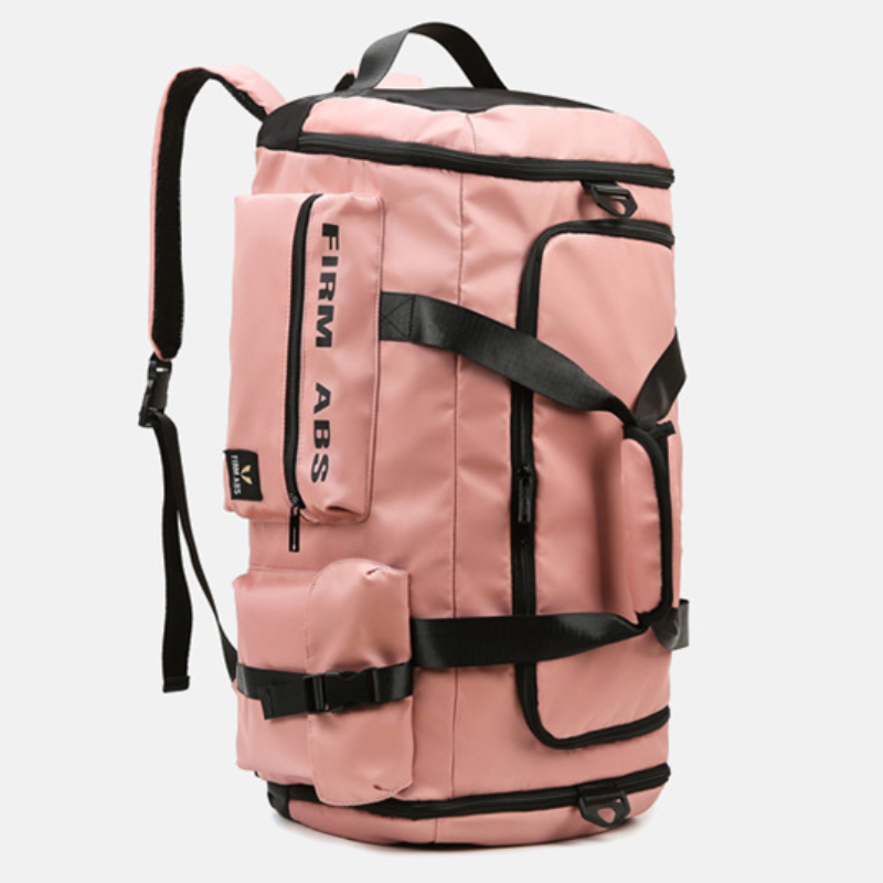 Multi-Hand Portable Oxford Cloth Gym Bag with Letter Design