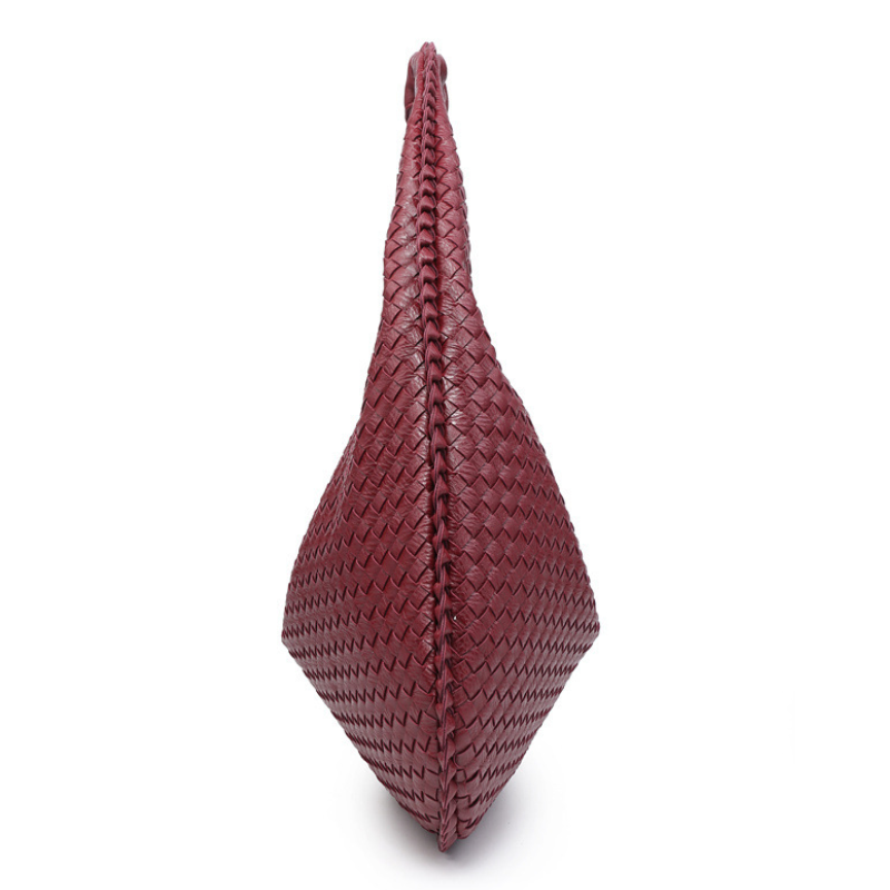 Fashionable Hand-Woven Dumpling Bag for Women