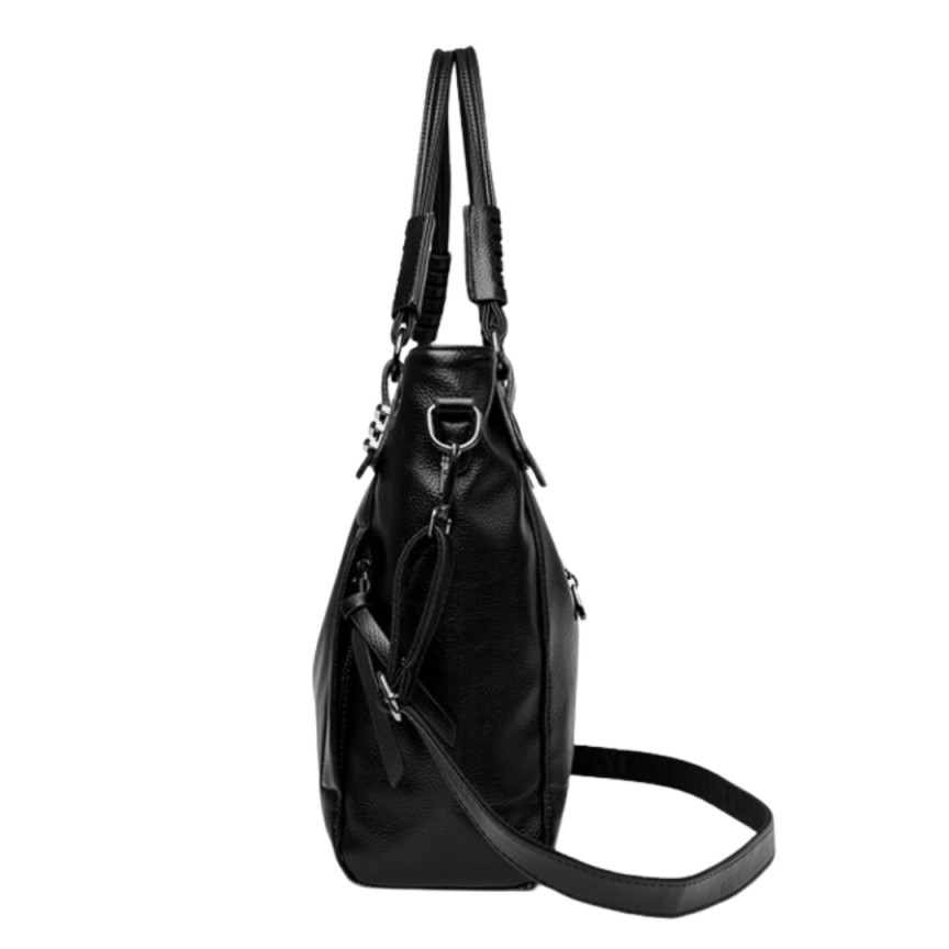 Multi-Compartment Shoulder Bag for Women