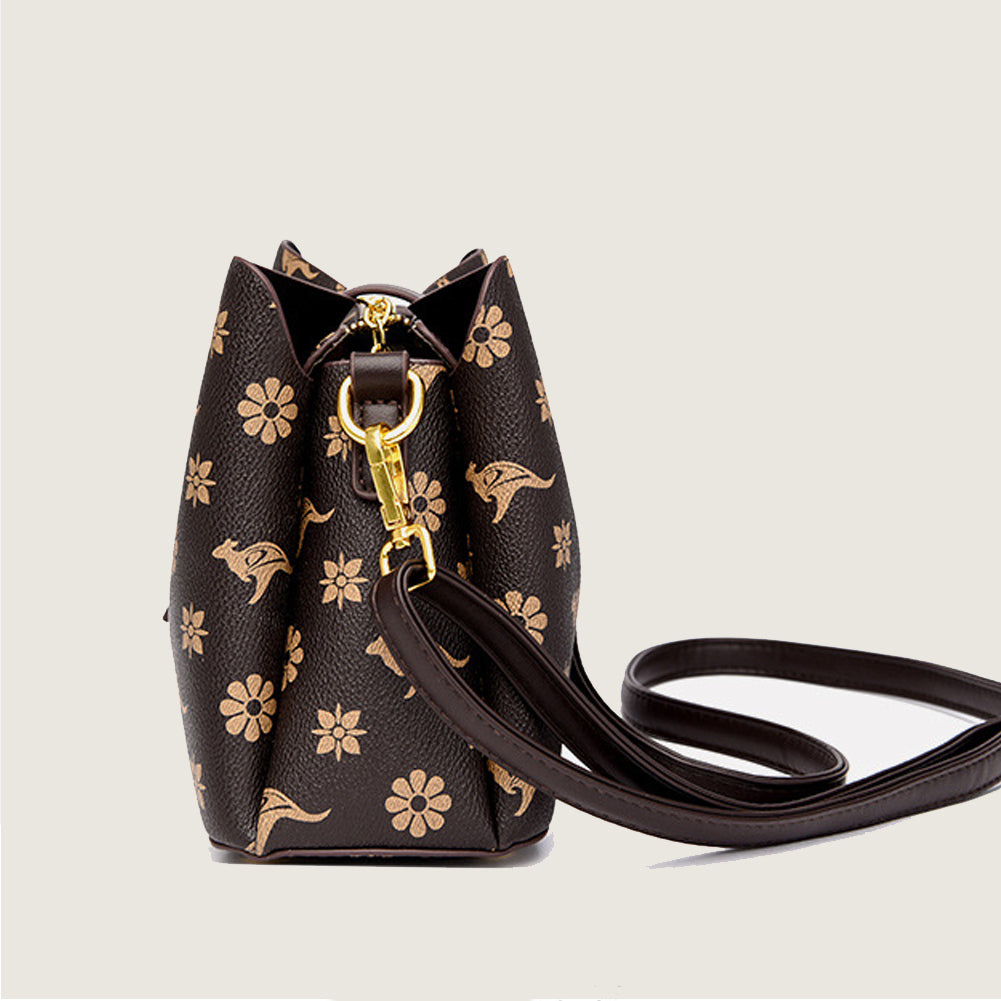 Fashion Printed Ladies Shoulder Bucket Bag
