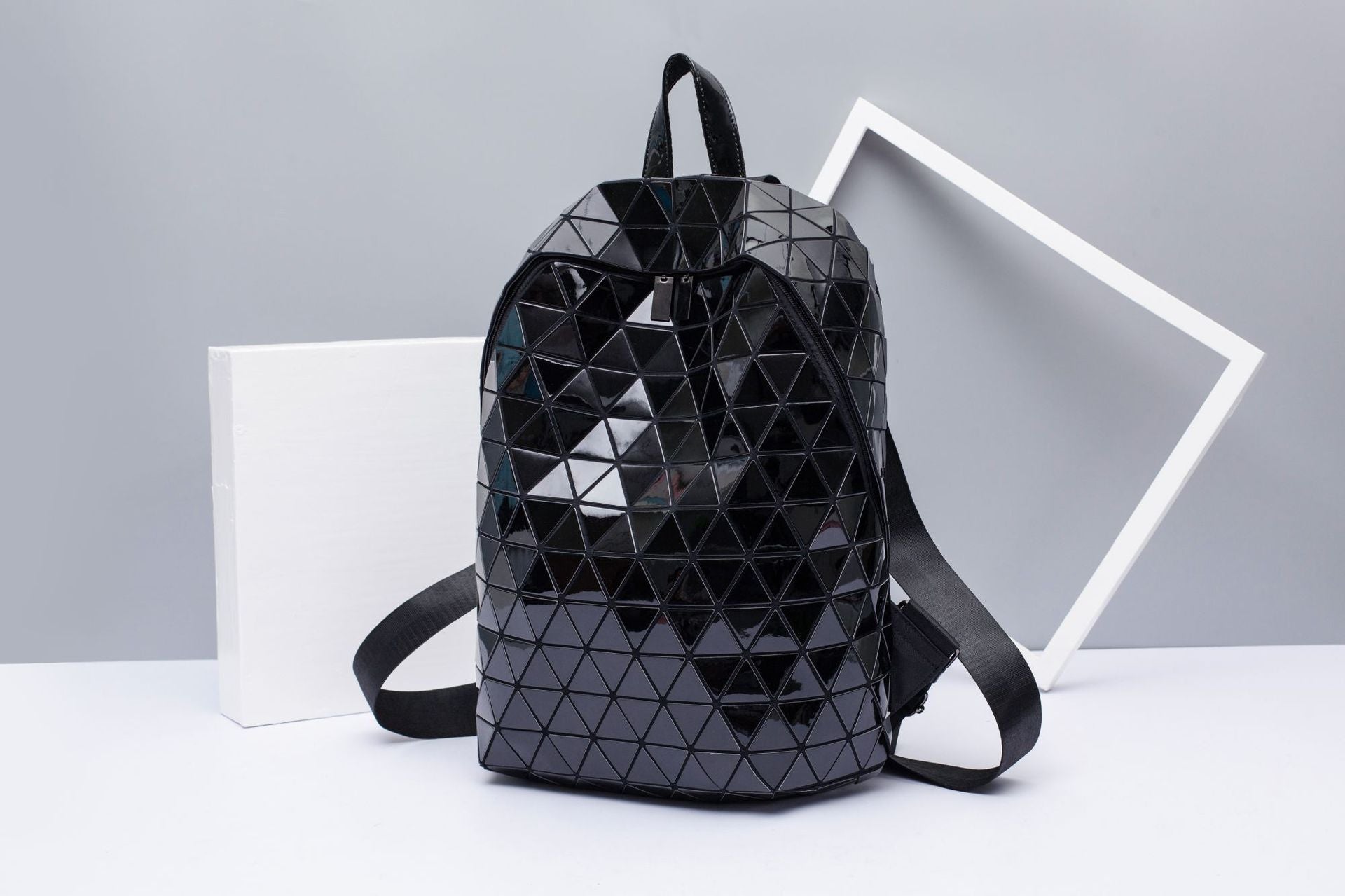 PU Leather Large Unisex Outdoor Backpack