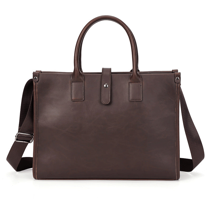 PU Leather Retro Briefcase