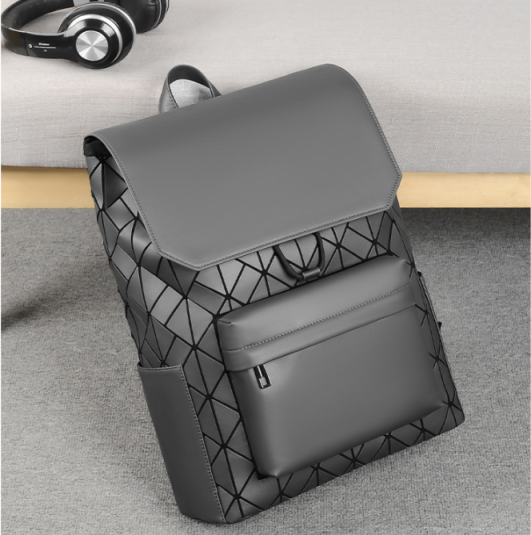 Geometric Rhombus Trendy Commuter Backpack