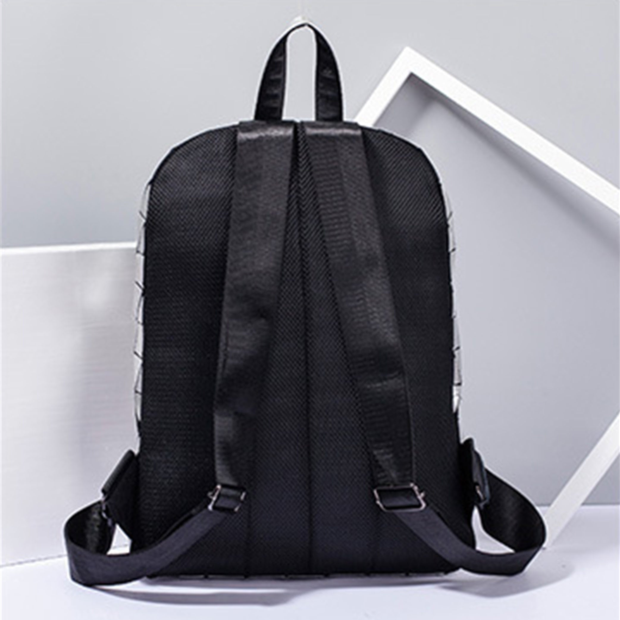 PU Leather Large Unisex Outdoor Backpack