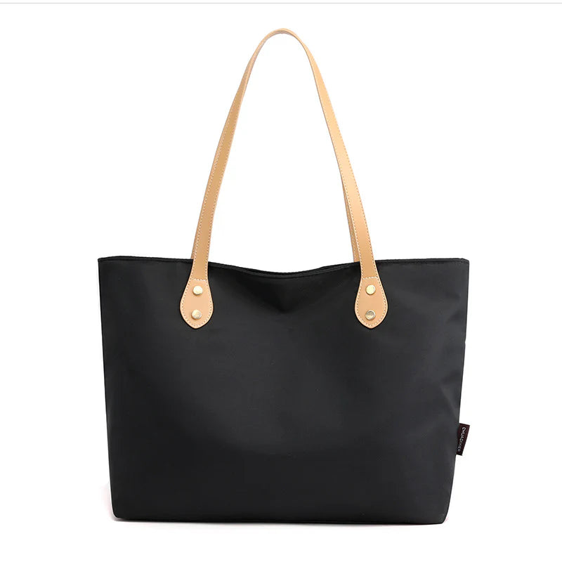 Light Luxury Retro Canvas Commuter Tote Bag