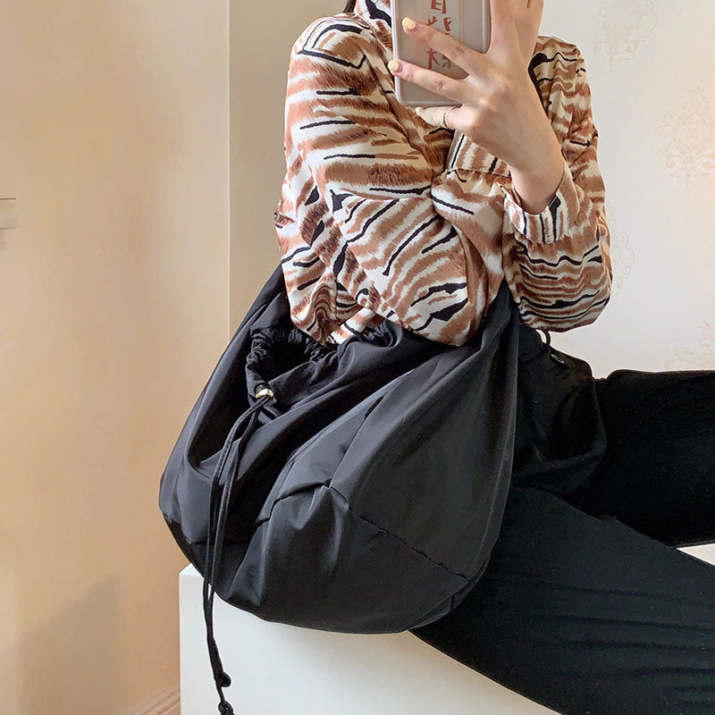 Fashionable Canvas Underarm Shoulder Bag