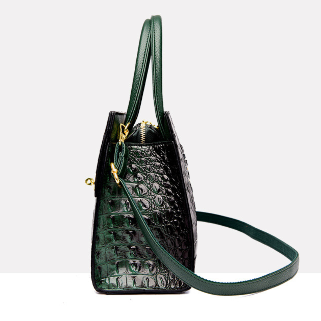 Crocodile Pattern Versatile Women's Handbag