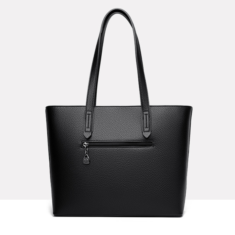 Retro PU Leather Shopping Shoulder Bag