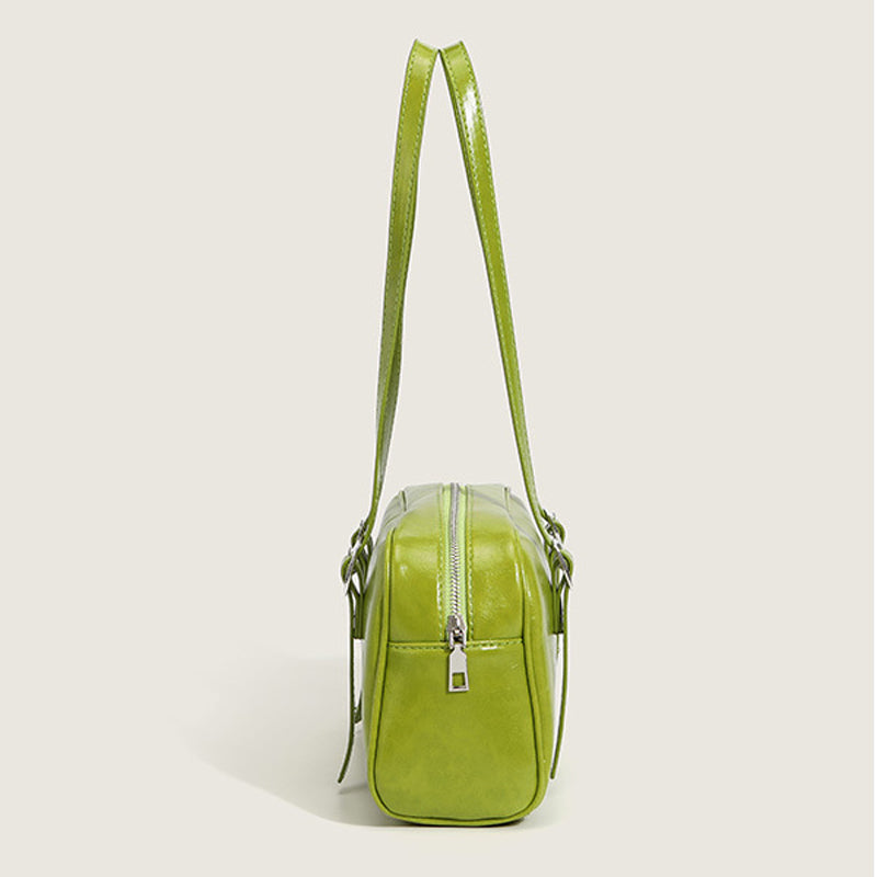 Casual Green Underarm Tote Bag