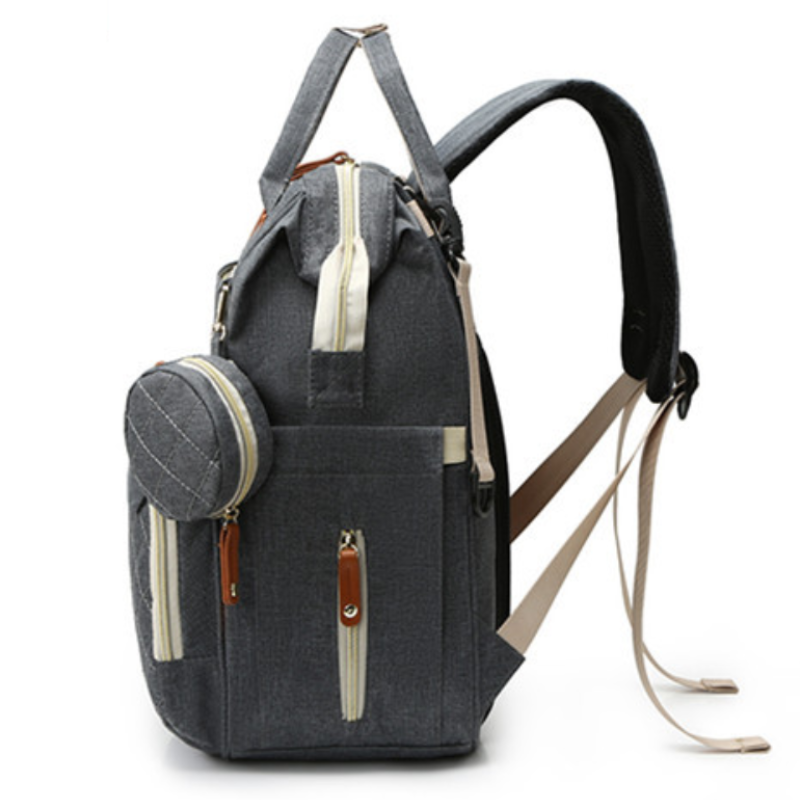 Large Capacity Lightweight Nylon Diaper Backpack