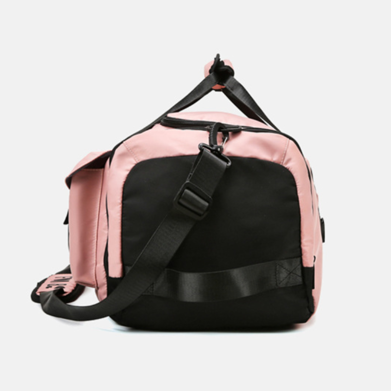 Multi-Hand Portable Oxford Cloth Gym Bag with Letter Design