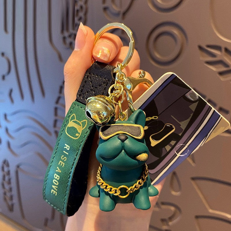 Cool Bulldog Keychain