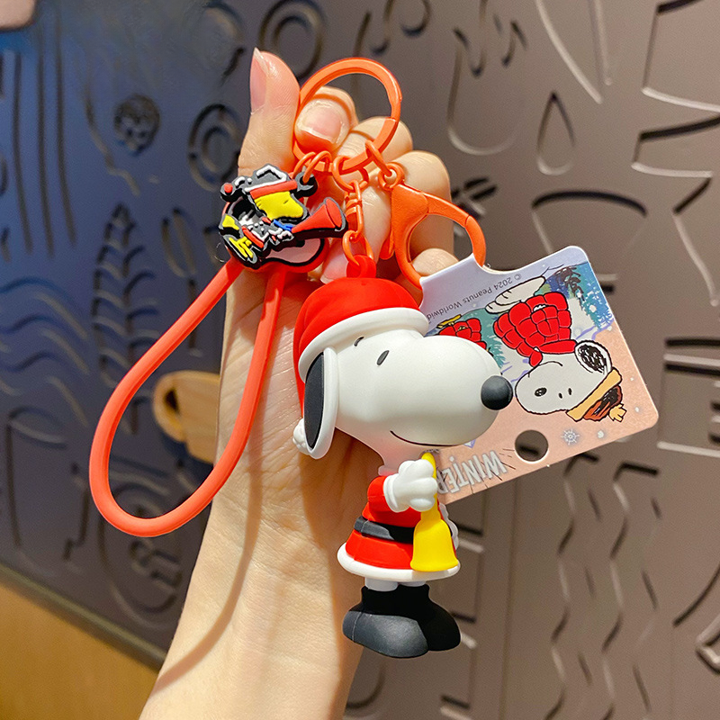 Snoopy Christmas Keychain