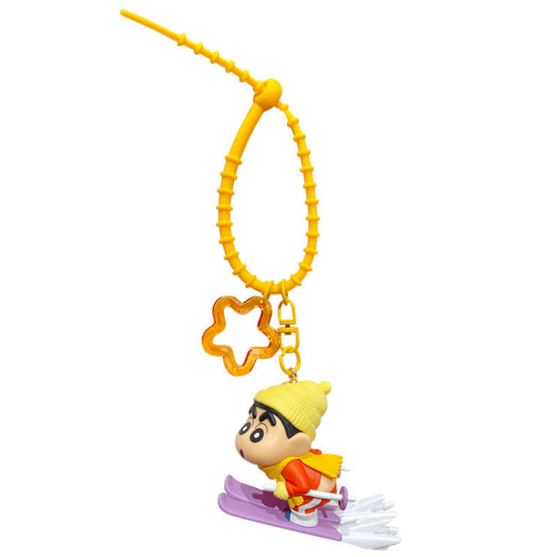 Crayon Shin-Chan Ski Edition Keychain