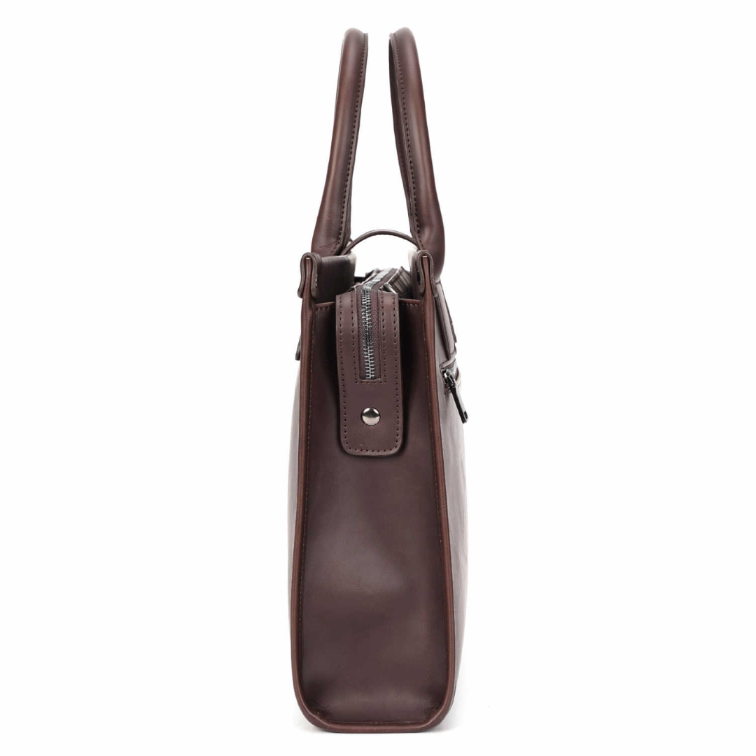 PU Leather Retro Briefcase