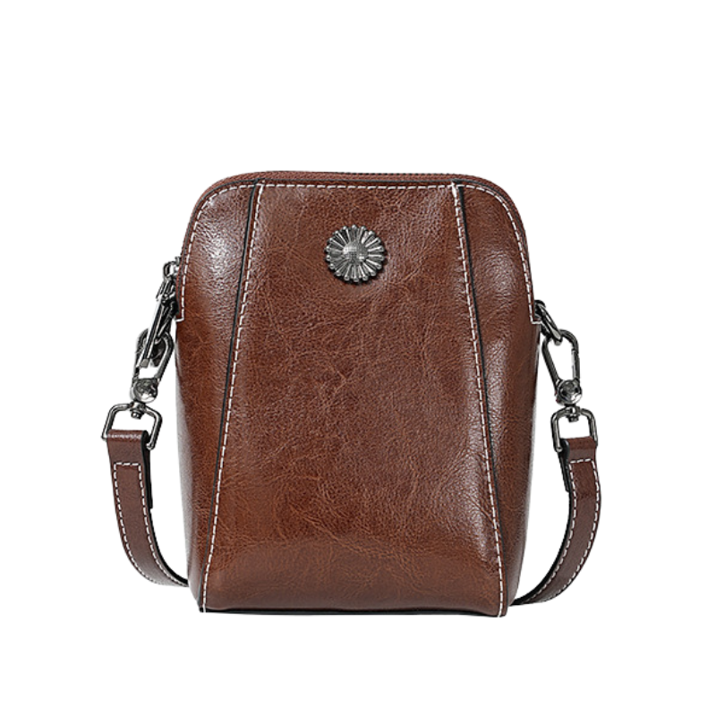 Customizable Genuine Leather Women's Mini Crossbody Bag