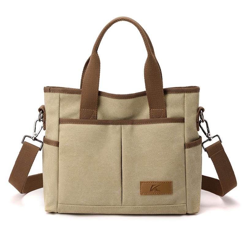Trendy Style Canvas Messenger Bag for Women