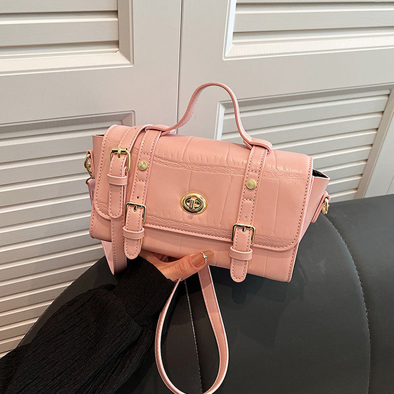 Faux Leather Retro Small Handbag