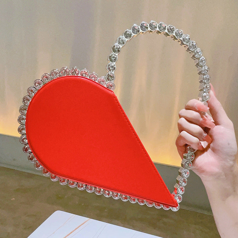 Crystal Diamond Round Sparkling Evening Clutch