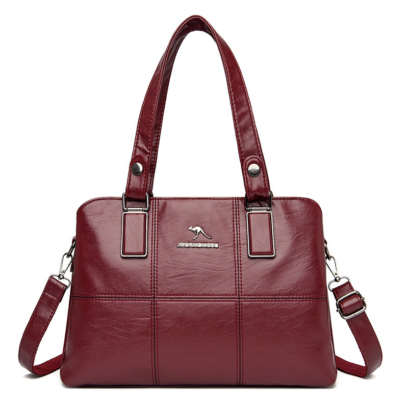 Simple Fashion Multi-Layer Women's Tote Bag