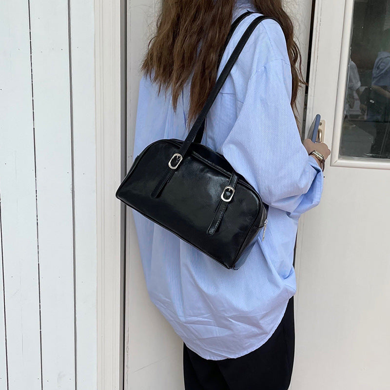 Casual Green Underarm Tote Bag