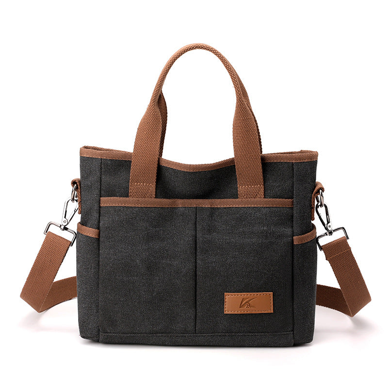 Trendy Style Canvas Messenger Bag for Women