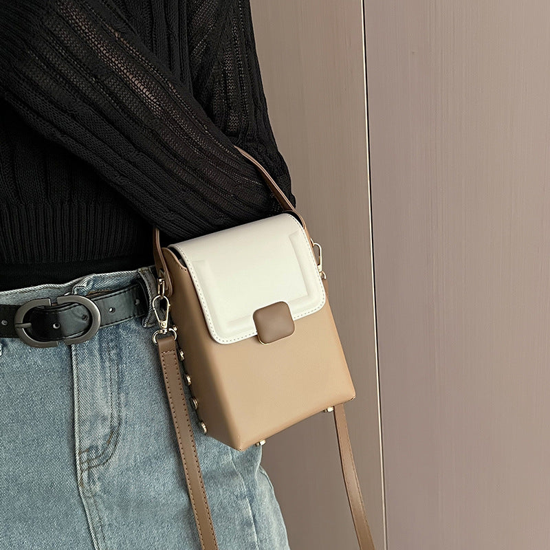Contrast Color Summer Mini Square Messenger Bag