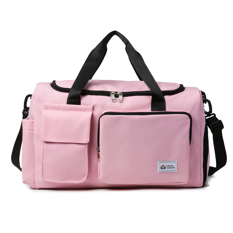 Contrast Color Oxford Sports Training Duffle with Logo Option
