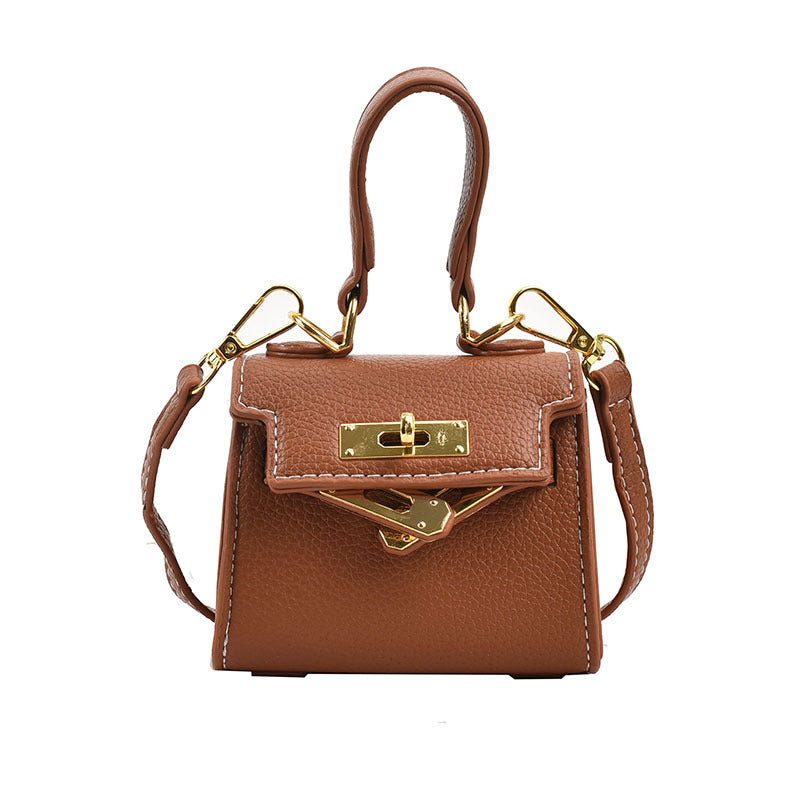 Mini Kelly Bag for Girls Lipstick Shoulder Crossbody