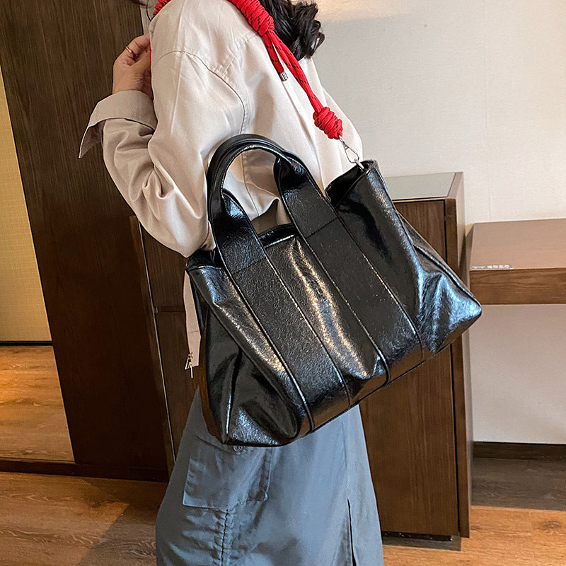 Soft Personalized Ins Style Large Commuter Tote