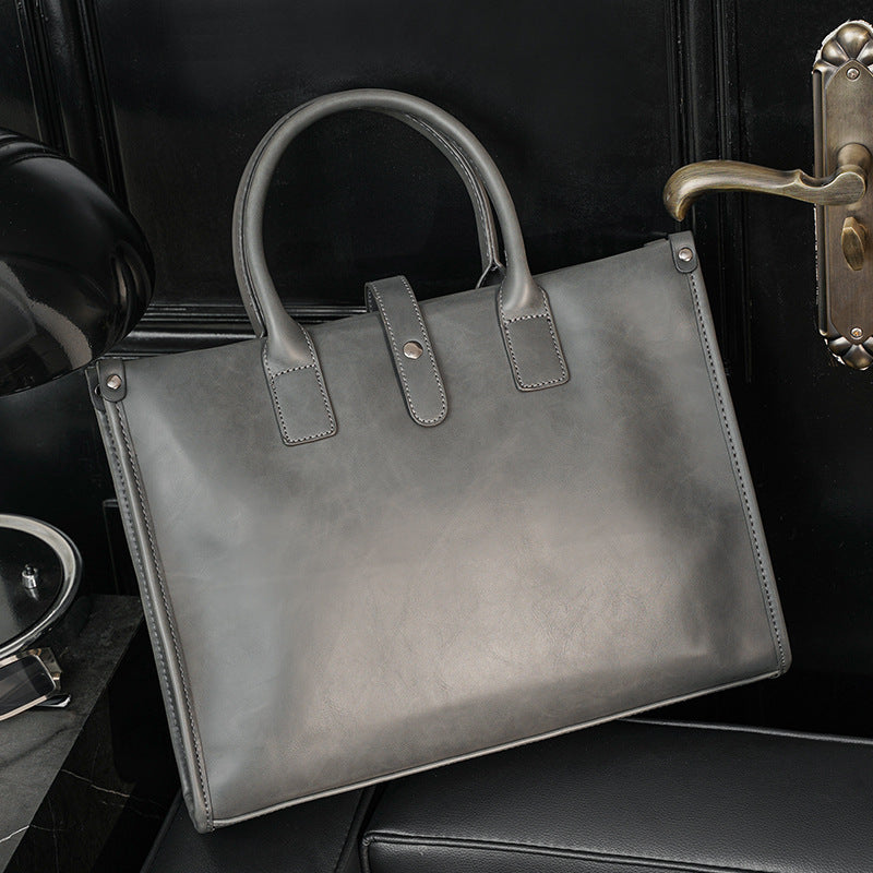 PU Leather Retro Briefcase