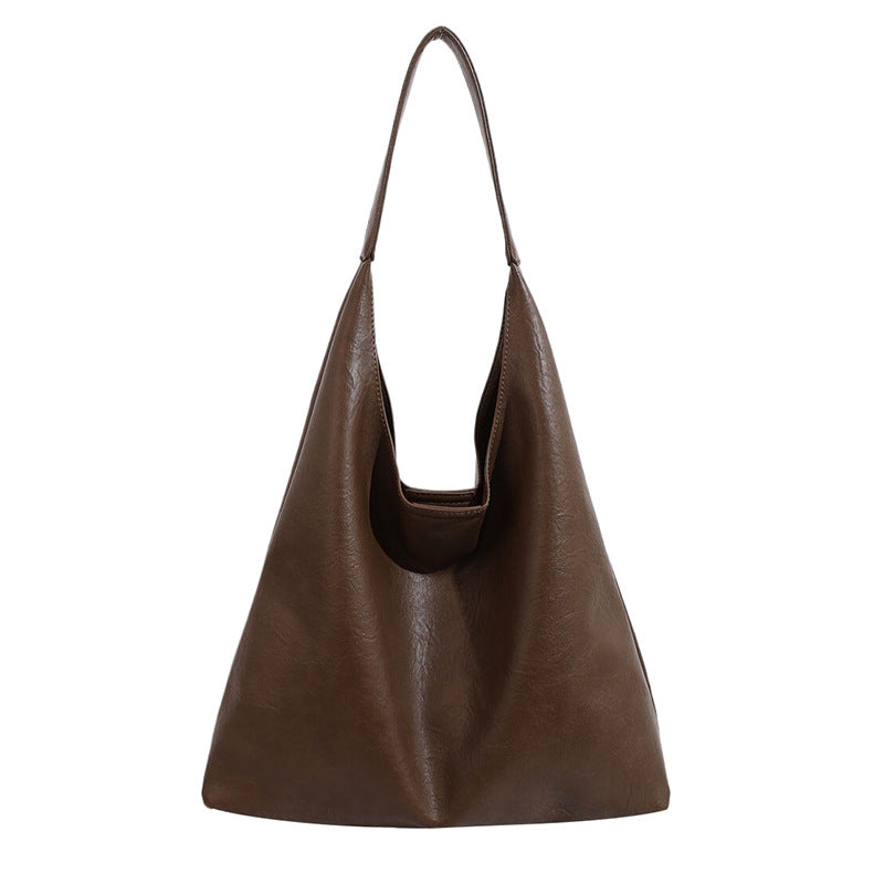 Retro Spring Shoulder Bag with Mother-Child Design