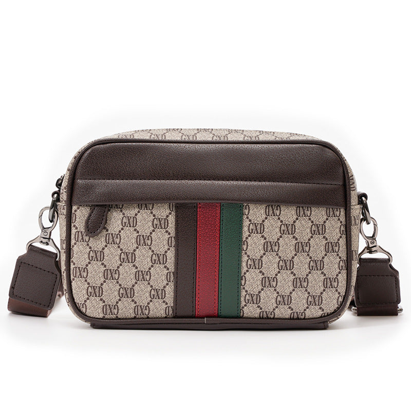 Trendy PU Leather Messenger Crossbody Bag