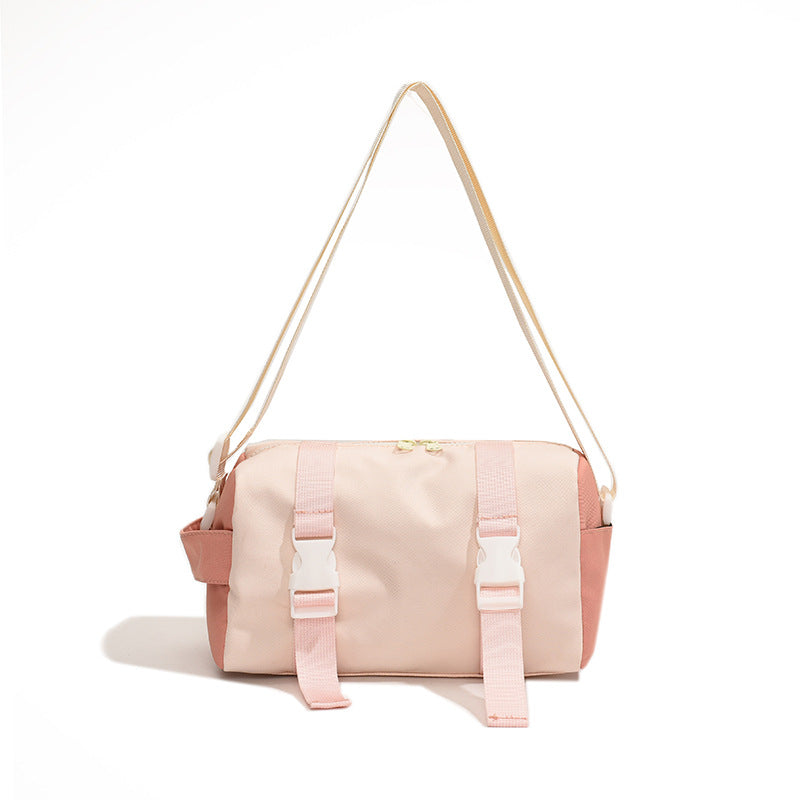 Boston Style Contrast Oxford Casual Shoulder Messenger