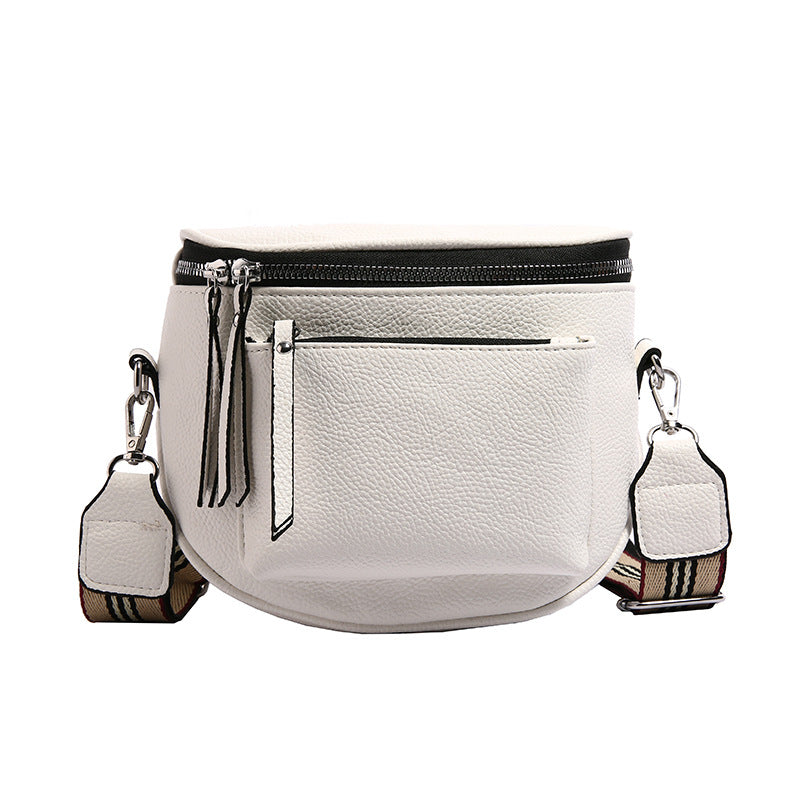 Tassel Saddle Style Crossbody Mobile Shoulder Bag