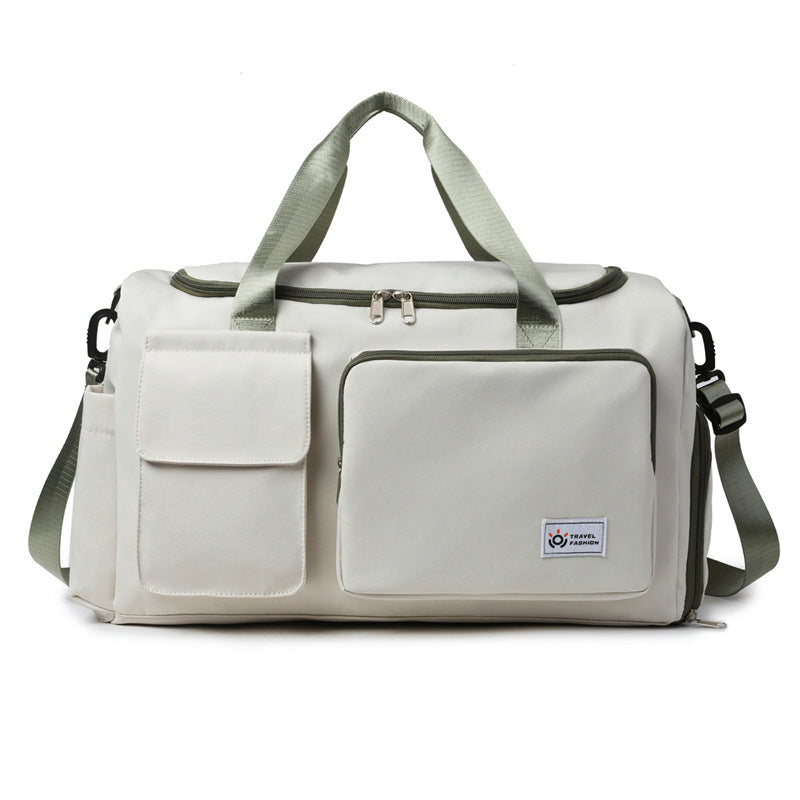 Contrast Color Oxford Sports Training Duffle with Logo Option