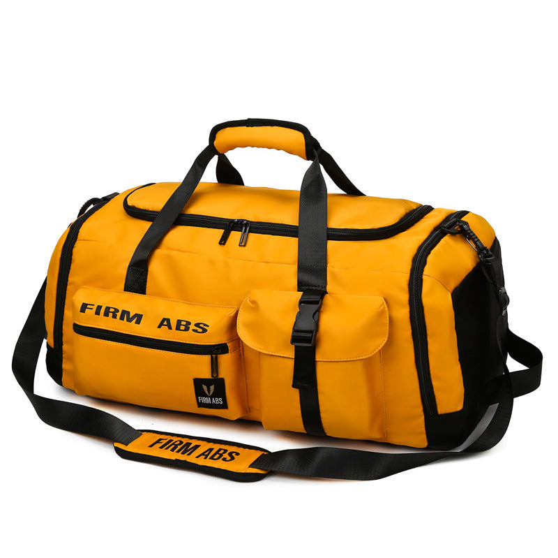 Multi-Hand Portable Oxford Cloth Gym Bag with Letter Design