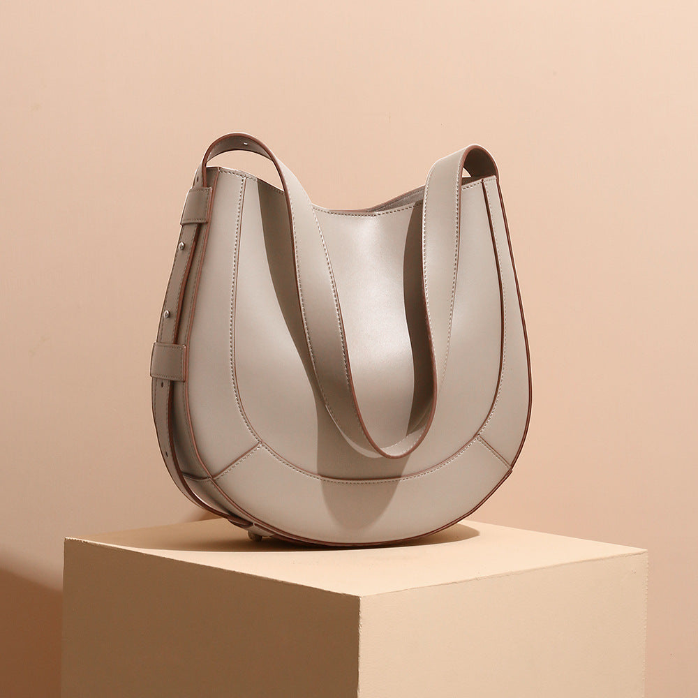 Light Luxury Large Capacity Genuine Leather Tote Bag