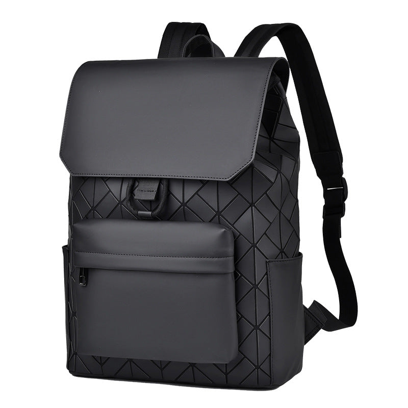 Geometric Rhombus Trendy Commuter Backpack
