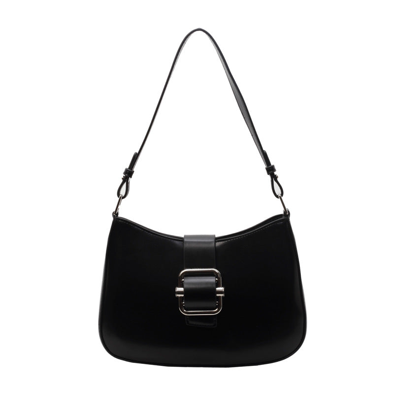 French Retro Solid Underarm Shoulder Messenger