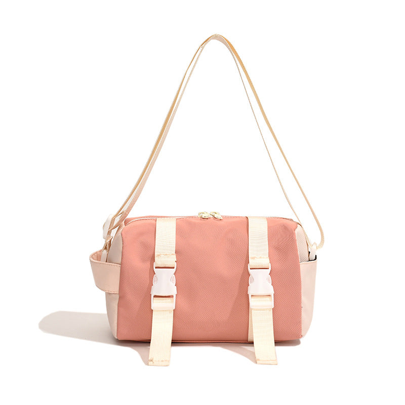 Boston Style Contrast Oxford Casual Shoulder Messenger