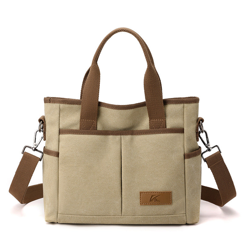 Trendy Style Canvas Messenger Bag for Women