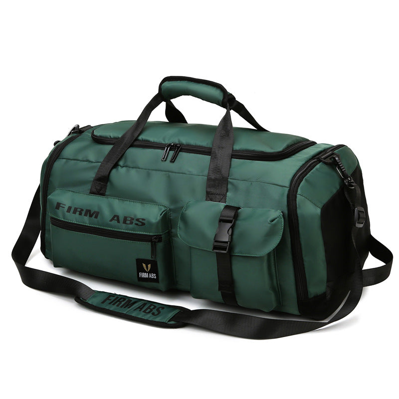 Multi-Hand Portable Oxford Cloth Gym Bag with Letter Design