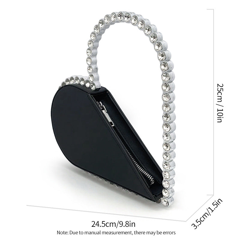 Crystal Diamond Round Sparkling Evening Clutch