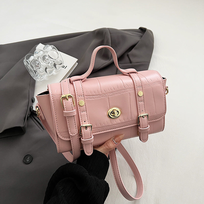 Faux Leather Retro Small Handbag