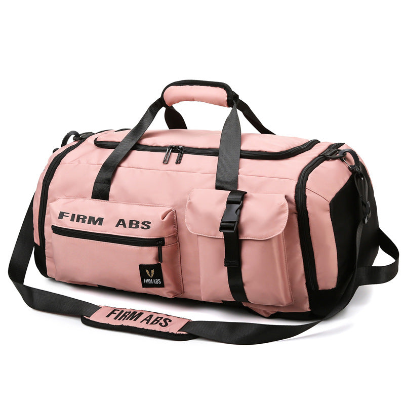 Multi-Hand Portable Oxford Cloth Gym Bag with Letter Design