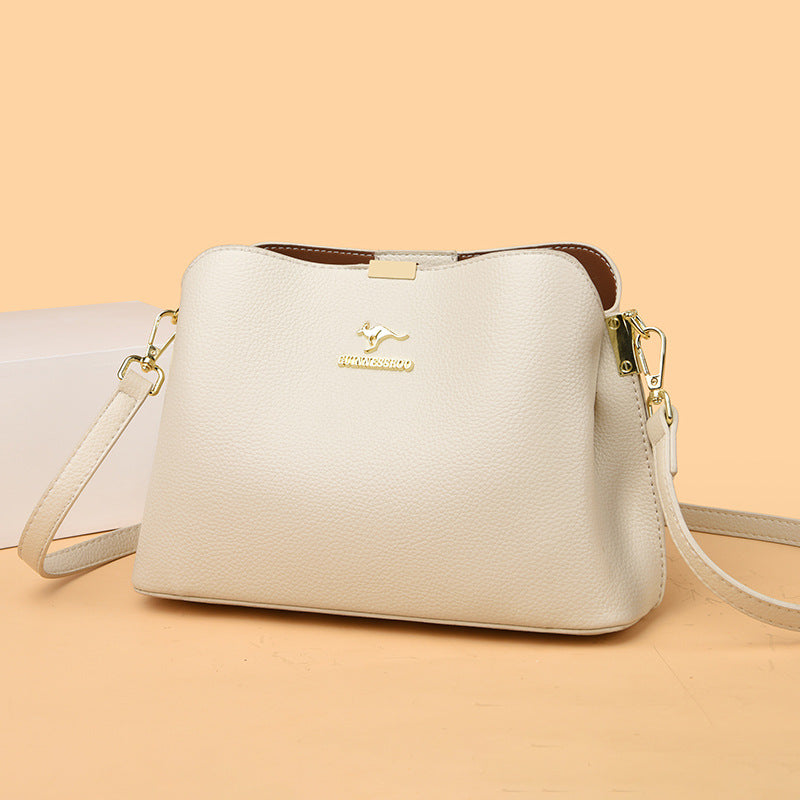 Maillard Bucket Mom Shoulder Bag
