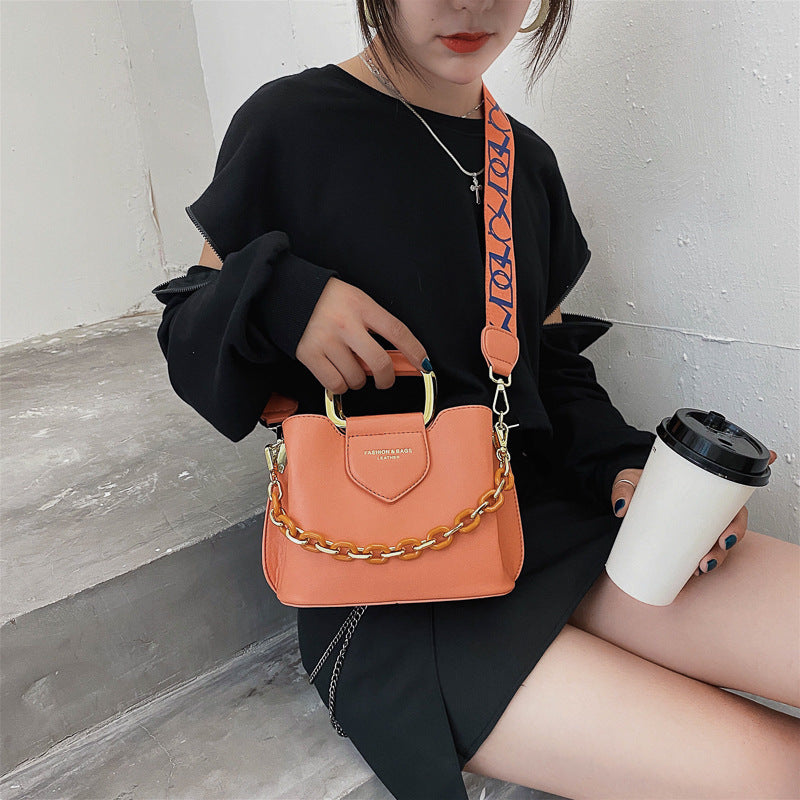 Chain Bucket Crossbody Bag