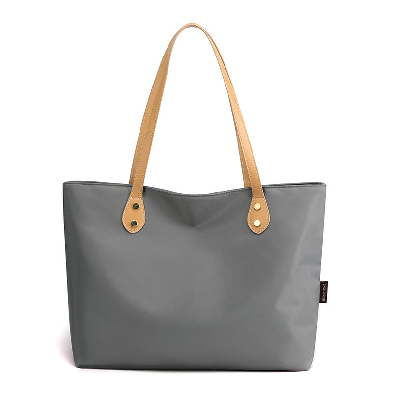 Light Luxury Retro Canvas Commuter Tote Bag