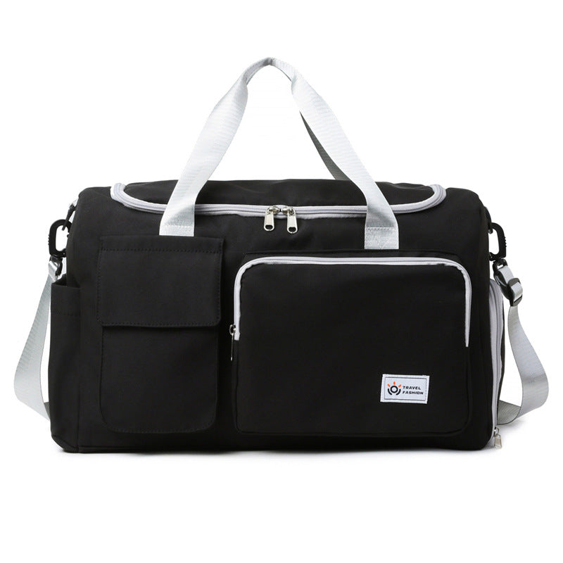 Contrast Color Oxford Sports Training Duffle with Logo Option